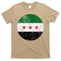 Retro New Syrian Flag Free Syria Freedom T-Shirt
