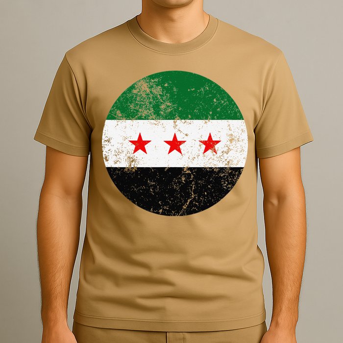 Retro New Syrian Flag Free Syria Freedom T-Shirt