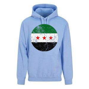 Retro New Syrian Flag Free Syria Freedom Unisex Surf Hoodie