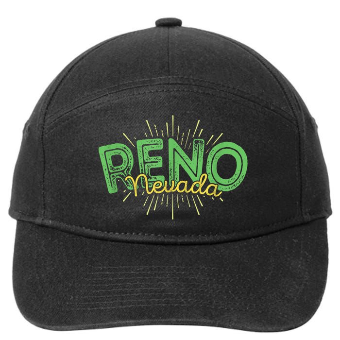 Reno Nevada Souvenir 7-Panel Snapback Hat