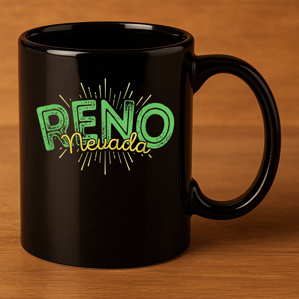 Reno Nevada Souvenir 11oz C Handle Ceramic Mug