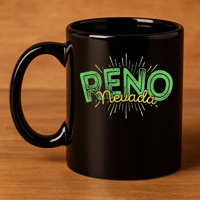 Reno Nevada Souvenir 11oz C Handle Ceramic Mug