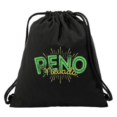Reno Nevada Souvenir Drawstring Bag