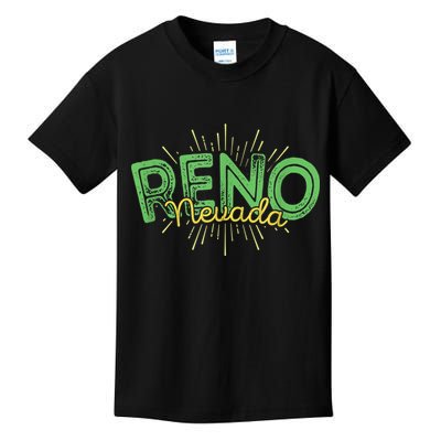 Reno Nevada Souvenir Kids T-Shirt