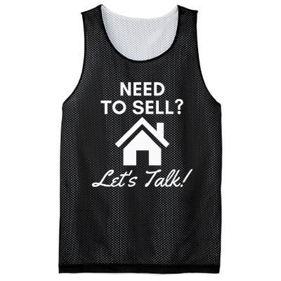 Realtor Need To Sell LetS Talk Real Estate Agent Mesh Reversible Basketball Jersey Tank