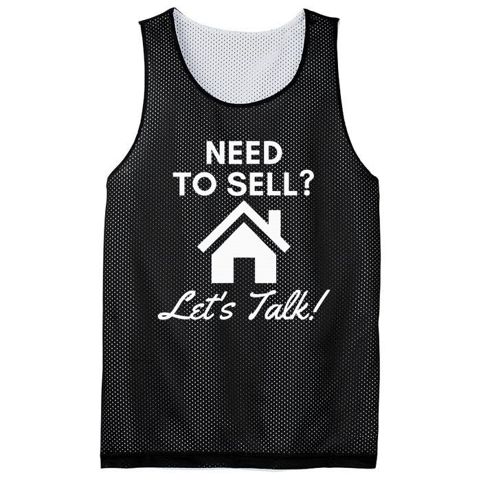 Realtor Need To Sell LetS Talk Real Estate Agent Mesh Reversible Basketball Jersey Tank