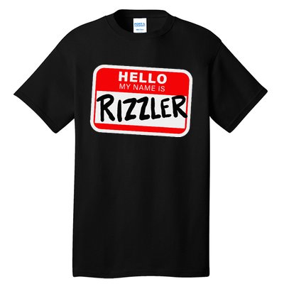 Rizzler Name Tag Rizz Tall T-Shirt