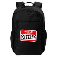 Rizzler Name Tag Rizz Daily Commute Backpack