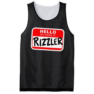 Rizzler Name Tag Rizz Mesh Reversible Basketball Jersey Tank