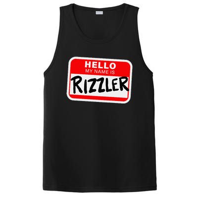 Rizzler Name Tag Rizz PosiCharge Competitor Tank