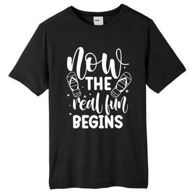 Retired Now The Real Fun Begins Cute Gift Tall Fusion ChromaSoft Performance T-Shirt