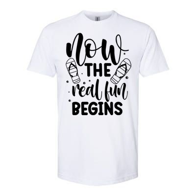 Retired Now The Real Fun Begins Cute Gift Softstyle CVC T-Shirt