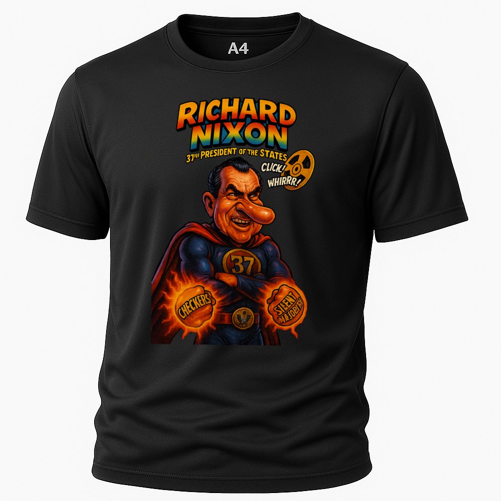 Richard Nixon The Presidential Chronicles Cooling Performance Crew T-Shirt