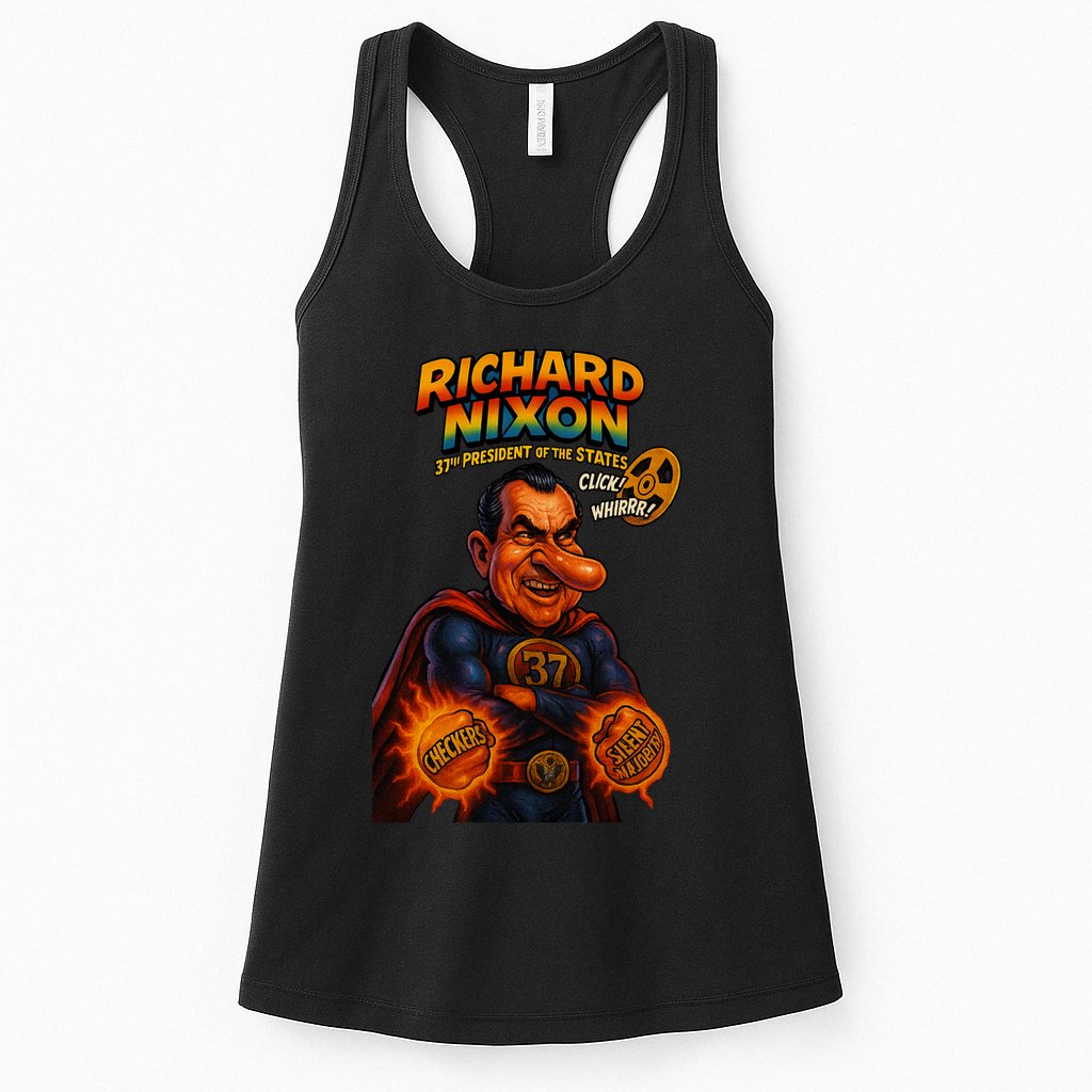 Richard Nixon The Presidential Chronicles Womens Tank Top