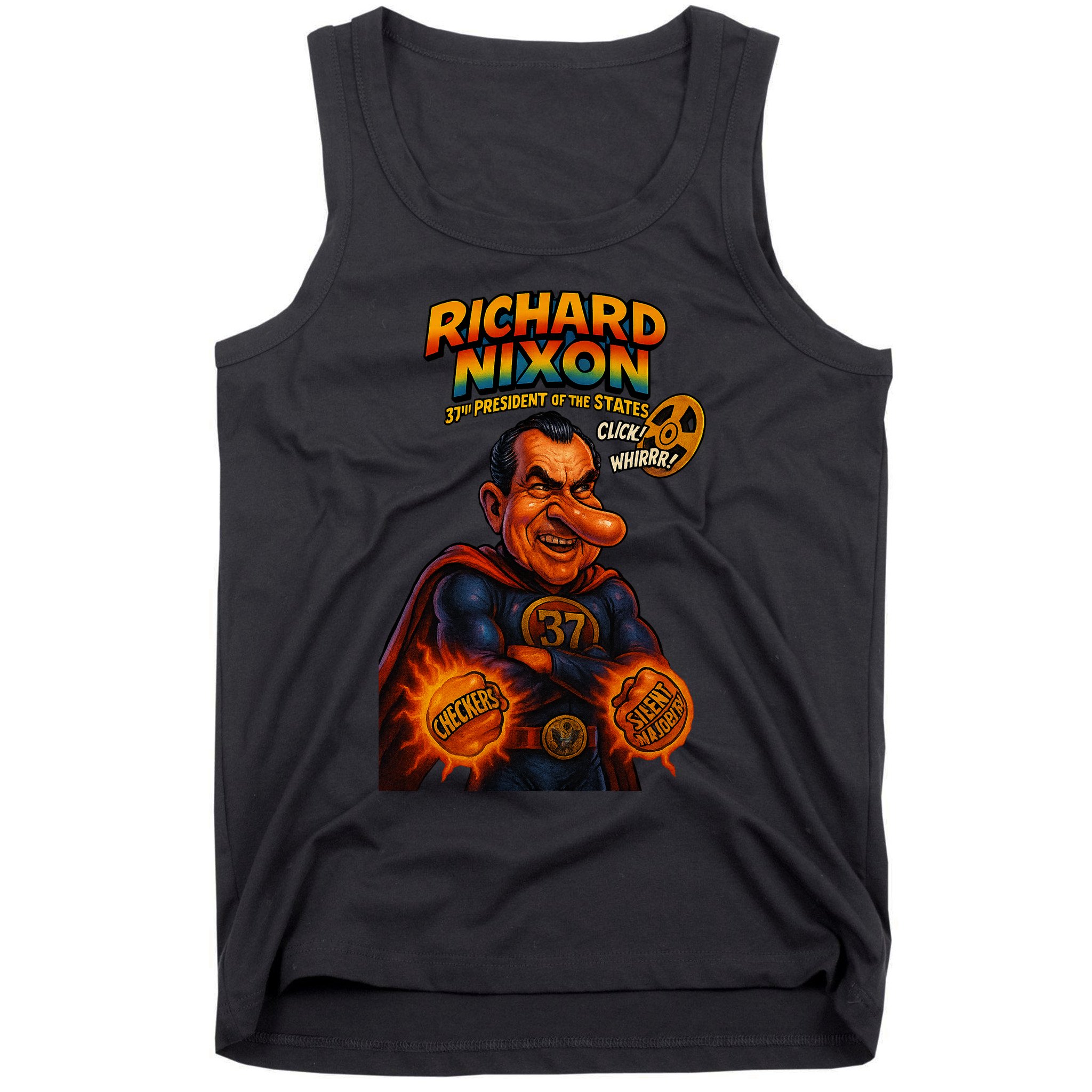 Richard Nixon The Presidential Chronicles Tank Top