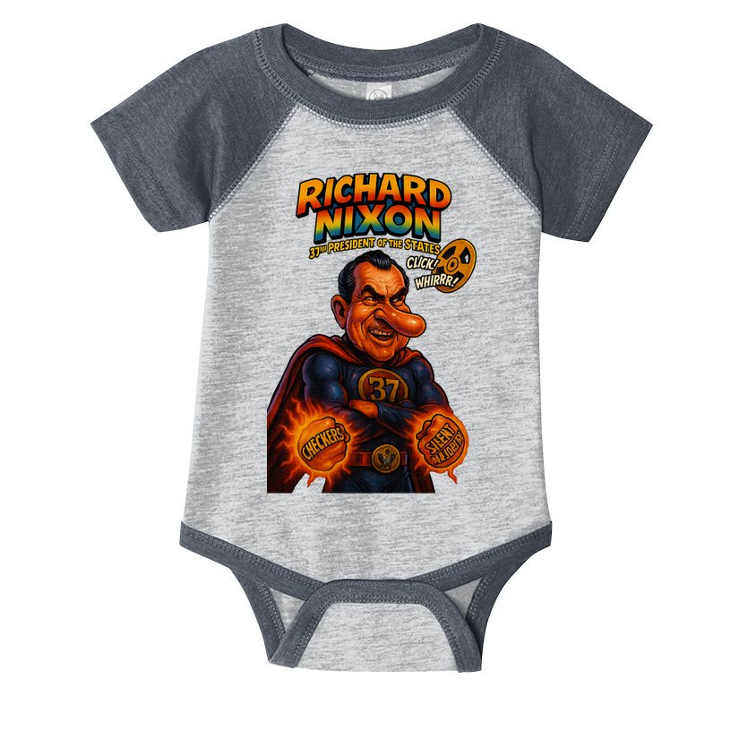 Richard Nixon The Presidential Chronicles Infant Baby Jersey Bodysuit