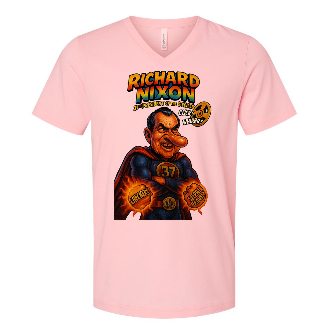 Richard Nixon The Presidential Chronicles V-Neck T-Shirt