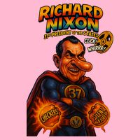 Richard Nixon The Presidential Chronicles Women's V-Neck T-Shirt