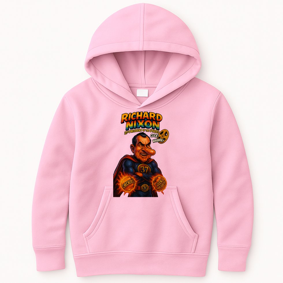 Richard Nixon The Presidential Chronicles Kids Hoodie