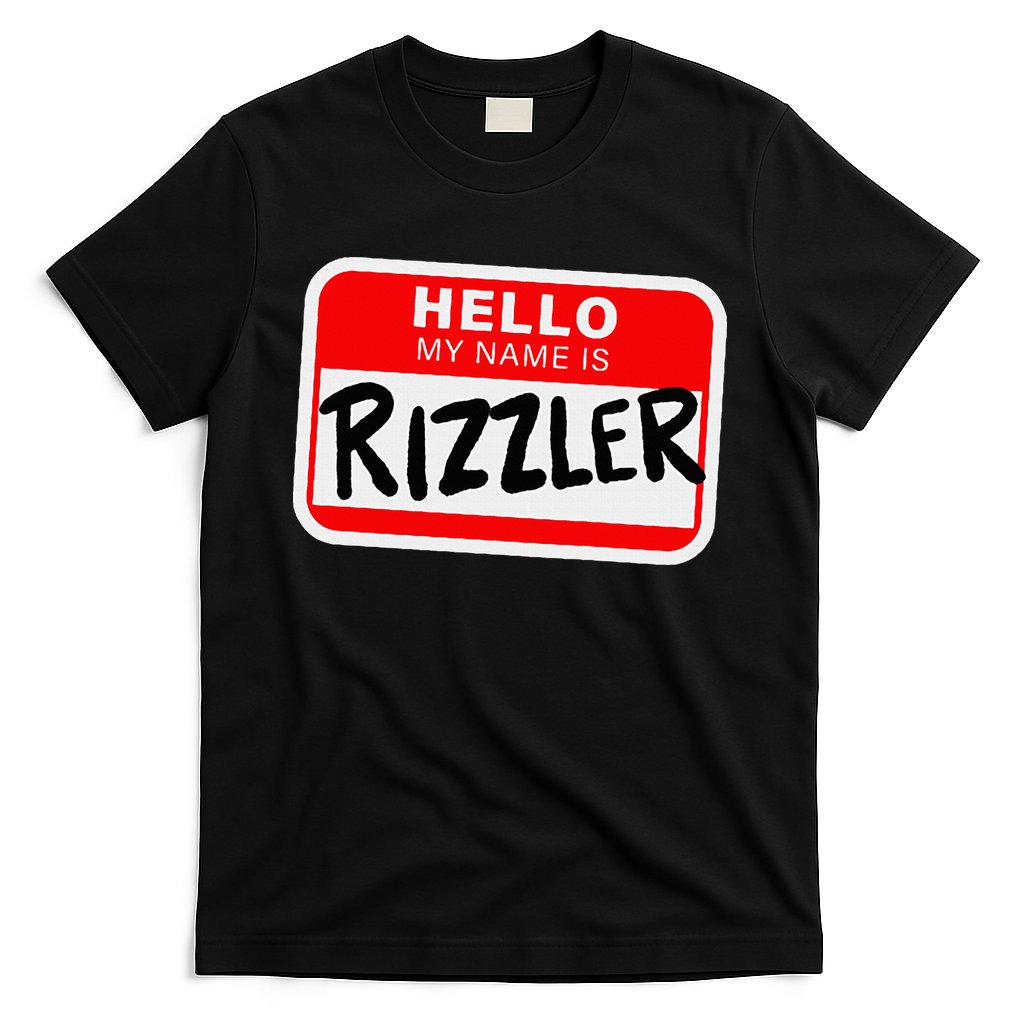 Rizzler Name Tag Rizz Design For Teens And Young T-Shirt