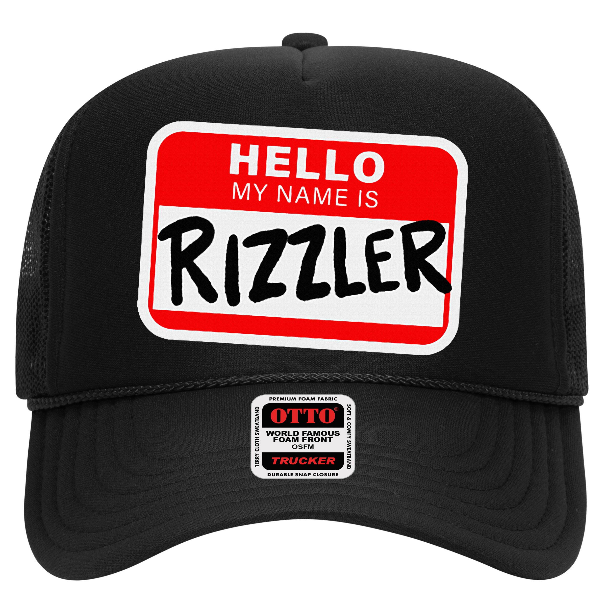 Rizzler Name Tag Rizz Design For Teens And Young Hat
