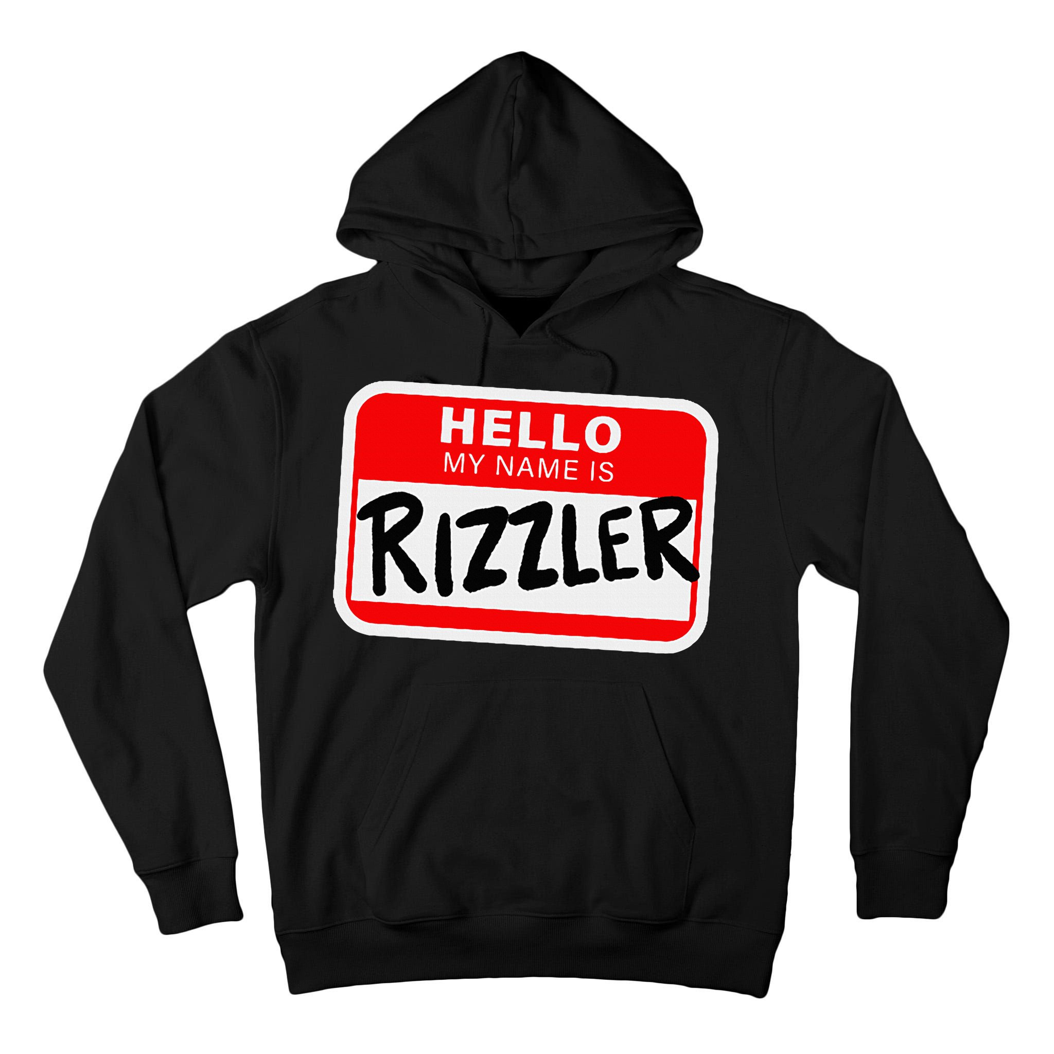 Rizzler Name Tag Rizz Design For Teens And Young Tall Hoodie