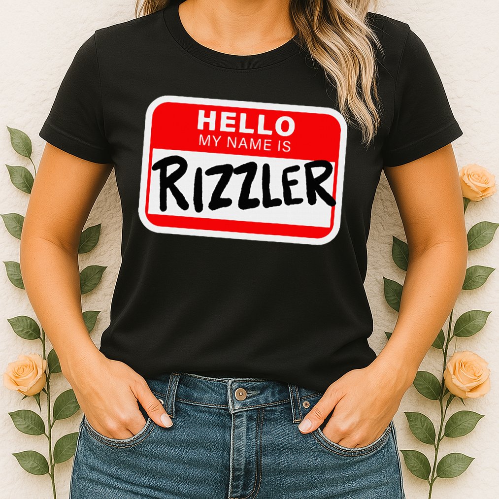 Rizzler Name Tag Rizz Design For Teens And Young Womens T-Shirt