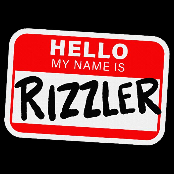 Rizzler Name Tag Rizz Design For Teens And Young Womens T-Shirt