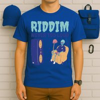 Riddim Never Too Loud Funny Dubstep Skeleton Gift T-Shirt