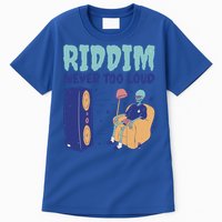 Riddim Never Too Loud Funny Dubstep Skeleton Gift Tall T-Shirt