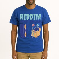 Riddim Never Too Loud Funny Dubstep Skeleton Gift Tall T-Shirt