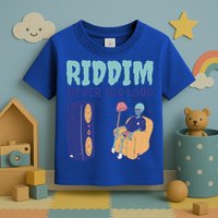 Riddim Never Too Loud Funny Dubstep Skeleton Gift Toddler T-Shirt