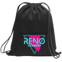 Reno Nevada T Triangle Nv Souvenirs Sweatshirt Cinch Pack Bag