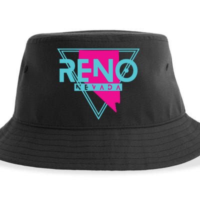 Reno Nevada T Triangle Nv Souvenirs Sustainable Bucket Hat