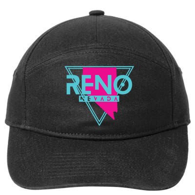 Reno Nevada T Triangle Nv Souvenirs 7-Panel Snapback Hat