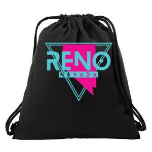 Reno Nevada T Triangle Nv Souvenirs Drawstring Bag