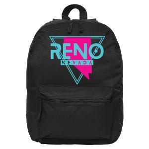 Reno Nevada T Triangle Nv Souvenirs 16 in Basic Backpack