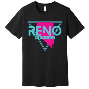 Reno Nevada T Triangle Nv Souvenirs Premium T-Shirt