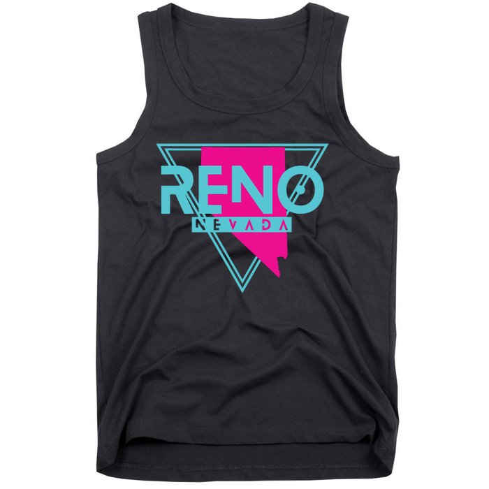 Reno Nevada T Triangle Nv Souvenirs Tank Top