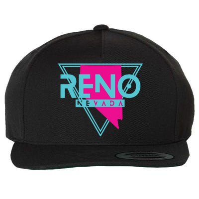 Reno Nevada T Triangle Nv Souvenirs Wool Snapback Cap