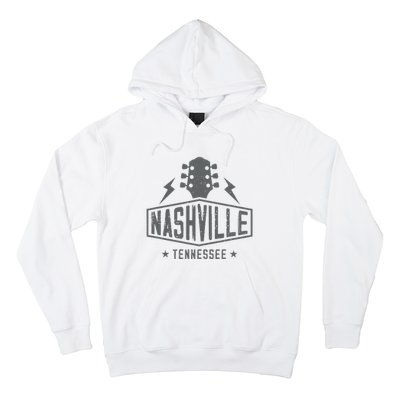 Retro Nashville Tennessee Guitar Vintage Country Music Hoodie