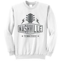 Retro Nashville Tennessee Guitar Vintage Country Music Sweatshirt