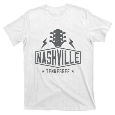 Retro Nashville Tennessee Guitar Vintage Country Music T-Shirt