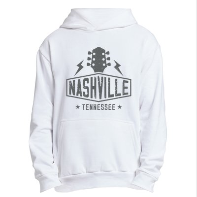 Retro Nashville Tennessee Guitar Vintage Country Music Urban Pullover Hoodie