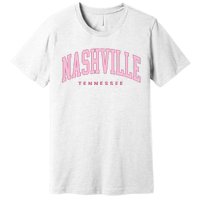 Retro Nashville Tennessee Vintage Preppy Throwback Premium T-Shirt