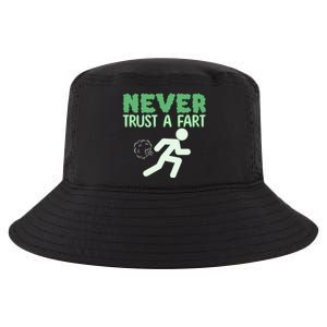 Running Never Trust A Fart Funny Running Saying Cool Comfort Performance Bucket Hat