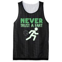 Running Never Trust A Fart Funny Running Saying Mesh Reversible Basketball Jersey Tank