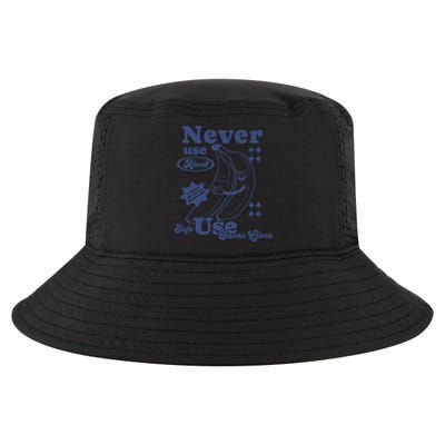 Retro Never Use Alone Harm Reduction Cool Comfort Performance Bucket Hat