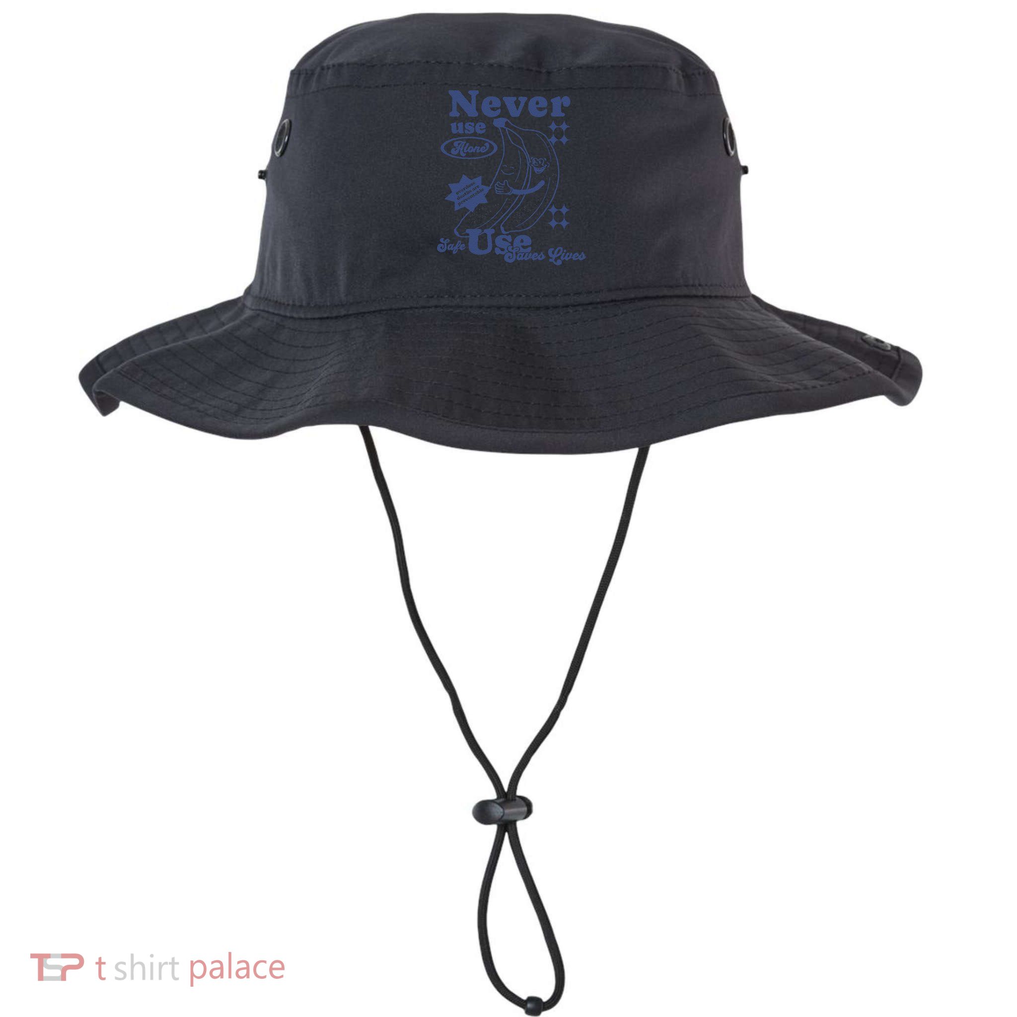 Retro Never Use Alone Harm Reduction Bucket Hat