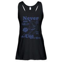 Retro Never Use Alone Harm Reduction Ladies Essential Flowy Tank